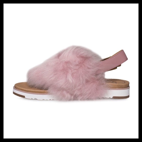 UGG HOLLY SOCH SANDALS PINK New In The Box - Picture 2 of 7